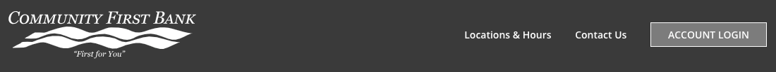 Community First Bank Login - Community First Bank